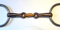 Sweet iron and copper snaffle
